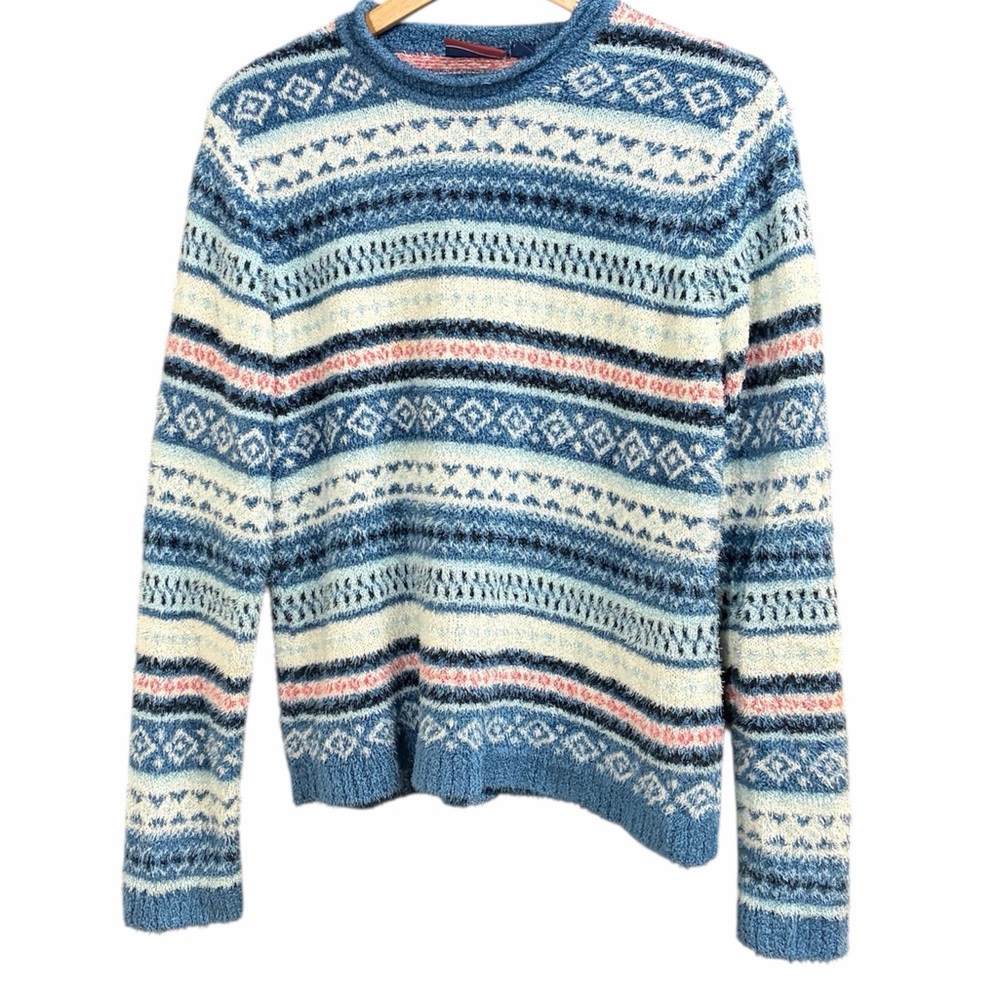 Denver Hayes Blue Crewneck Sweater